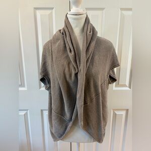 Barefoot Dreams Beach Rock Cozychic Ultra Lite Pointelle Cardigan Size L/XL